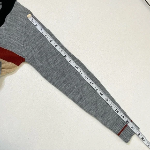 VTG colorblock v neck cardigan sz XS - Picture 10 of 11